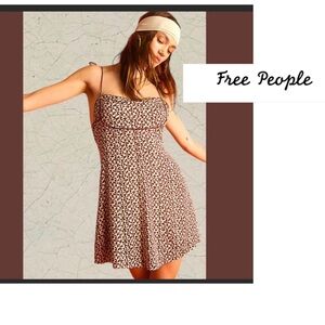 New without tags Free People 
Kai Mini Dress Size Medium
Lightweight jersey